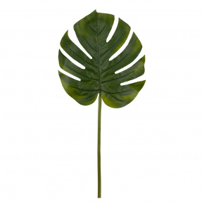 Лист Монстеры, 68см, зеленый в интернет-магазине флористических аксессуаров Азалия Декор