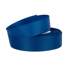 Лента репсовая (в уп.5 шт.), 25 мм 22,7 м, темно-синий в интернет-магазине флористических аксессуаров Азалия Декор