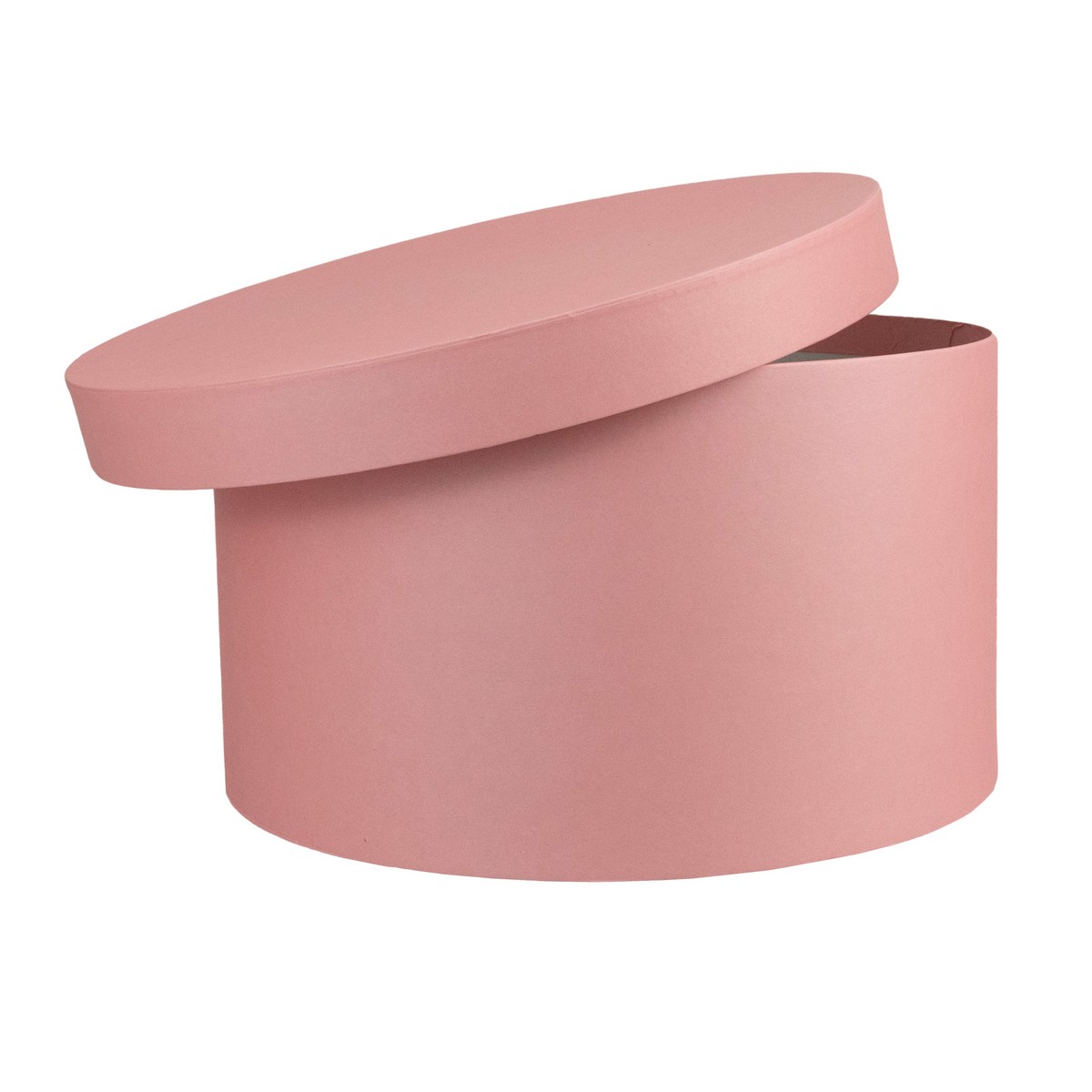 Коробка подарочная круглая, D30xH17 см, розовый в интернет-магазине флористических аксессуаров Азалия Декор