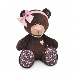 Игрушка м/н Мишка Milk, 50см, коричневый в интернет-магазине флористических аксессуаров Азалия Декор