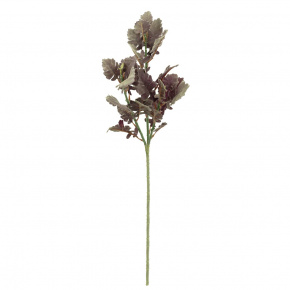 Ветка с листьями, 86см, бордовый в интернет-магазине флористических аксессуаров Азалия Декор