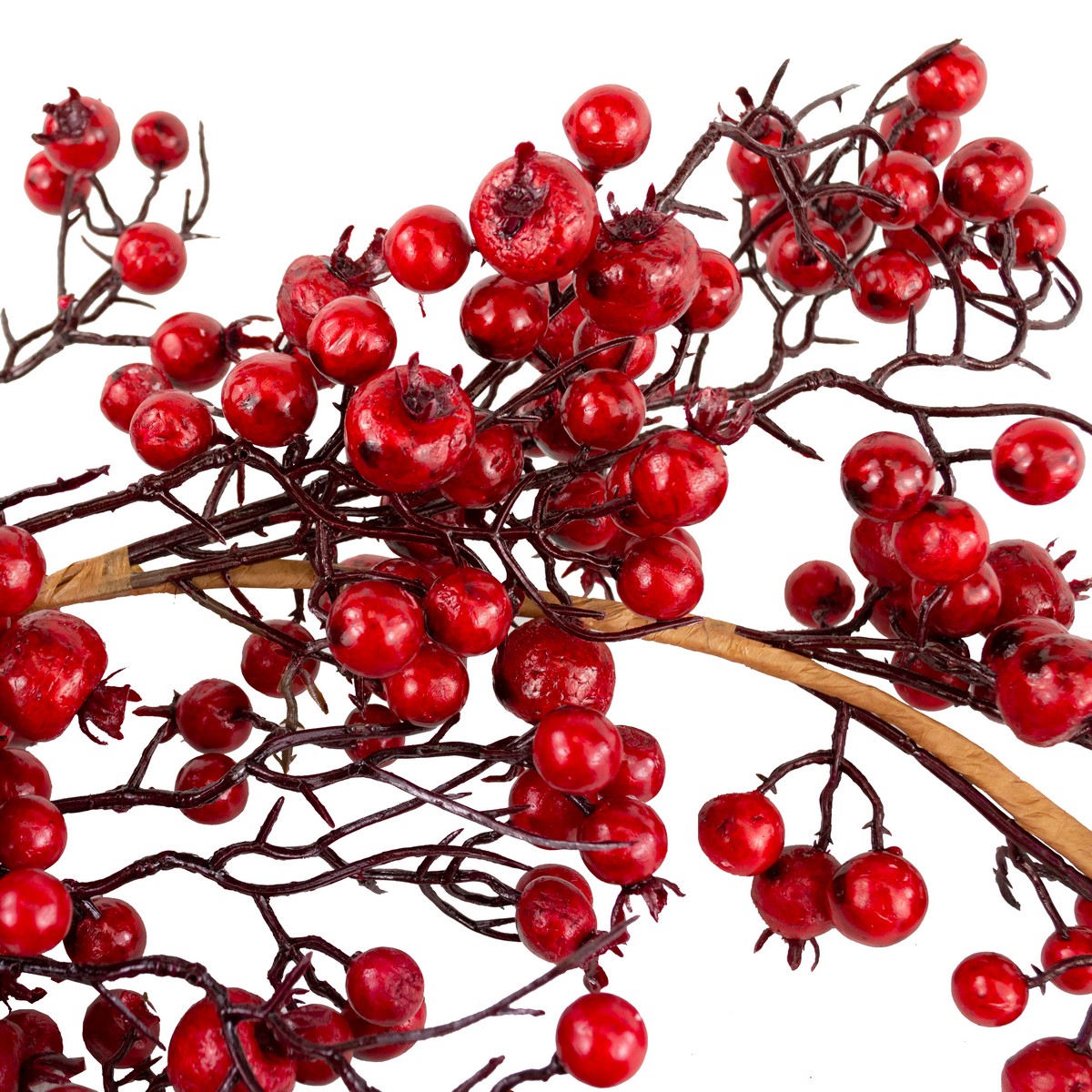 Гирлянда из ягод, 180см, красный в интернет-магазине флористических аксессуаров Азалия Декор