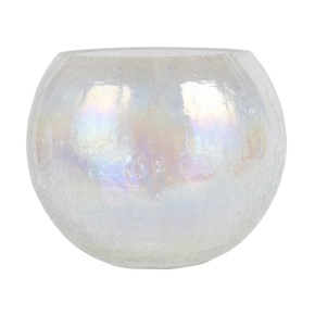 Ваза Шаровая 3л, D18xH16см, перламутровый в интернет-магазине флористических аксессуаров Азалия Декор