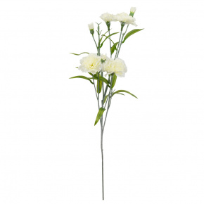 Гвоздика кустовая, 70см, белый в интернет-магазине флористических аксессуаров Азалия Декор