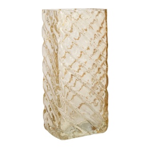 Ваза Волчок, 10х8хH22см, светло-коричневый в интернет-магазине флористических аксессуаров Азалия Декор