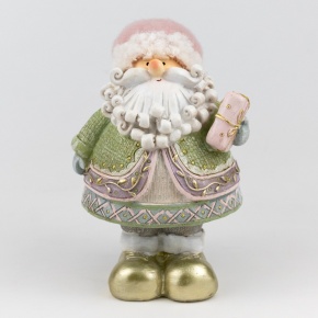 Сувенир Санта с подарком (полирезин), Н24х11х11см, цв. в асс. в интернет-магазине флористических аксессуаров Азалия Декор