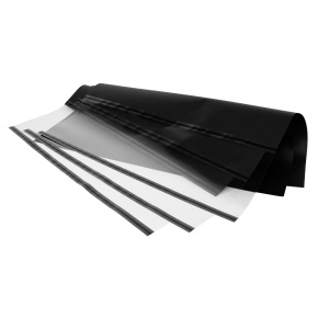 Пленка фактурная 10 листов, 58х60см, черный/прозрачный в интернет-магазине флористических аксессуаров Азалия Декор