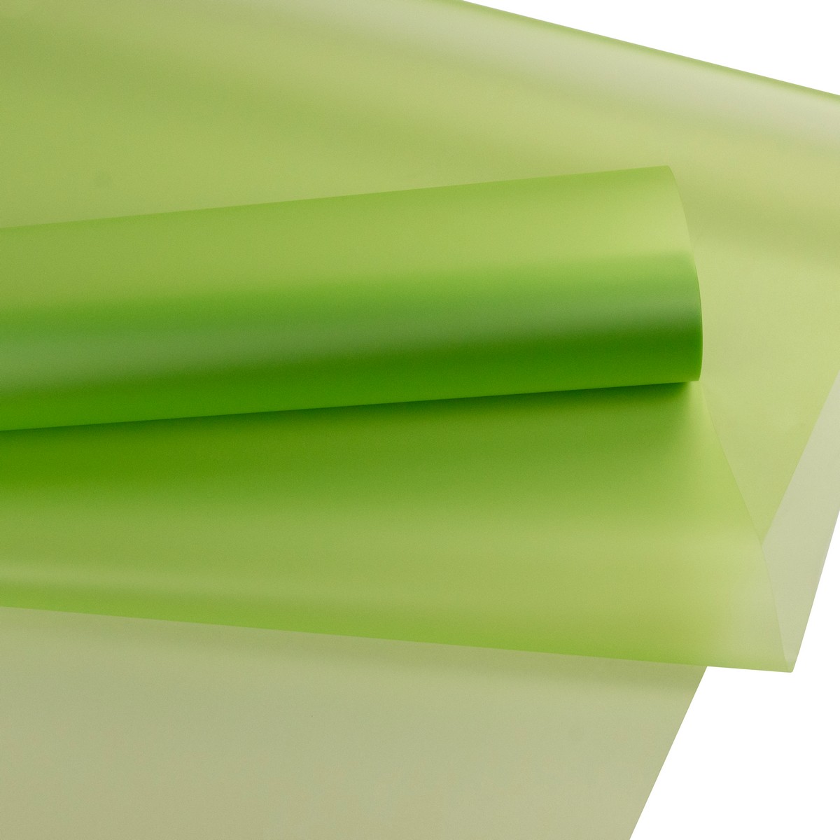 Пленка матовая полупрозрачная 50мкр, 57 см 27 м, зеленый в интернет-магазине флористических аксессуаров Азалия Декор