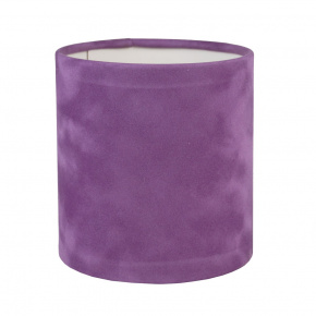 Коробка подарочная круглая без крышки (бархат), D12xH12 см, сиреневый в интернет-магазине флористических аксессуаров Азалия Декор