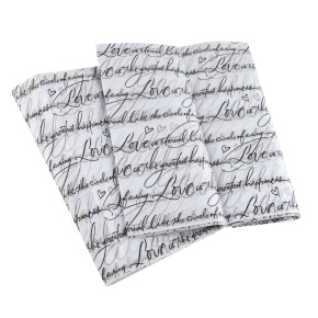 Бумага тишью Письмо 20г/м2, 10 листов, 50х70см, черный в интернет-магазине флористических аксессуаров Азалия Декор