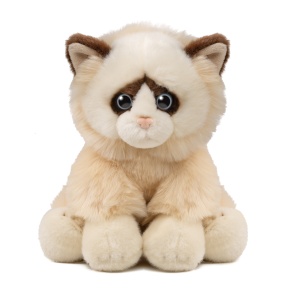Игрушка м/н Сиамская Кошечка, 25см, кремовый в интернет-магазине флористических аксессуаров Азалия Декор