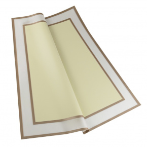 Пленка матовая с каймой 50мкр, 20 листов, 58х58см, зеленый в интернет-магазине флористических аксессуаров Азалия Декор