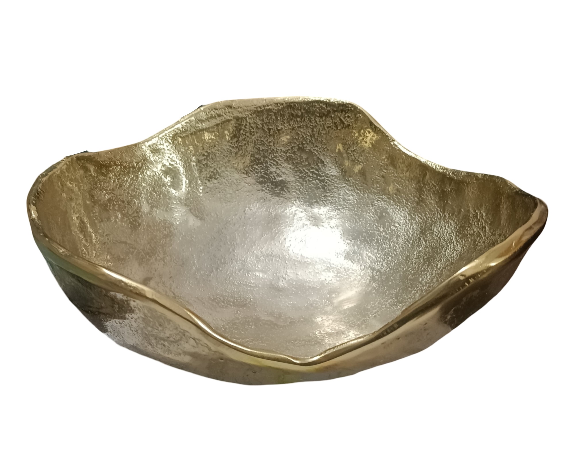 Блюдо (металл), D26xH12см, золотой в интернет-магазине флористических аксессуаров Азалия Декор