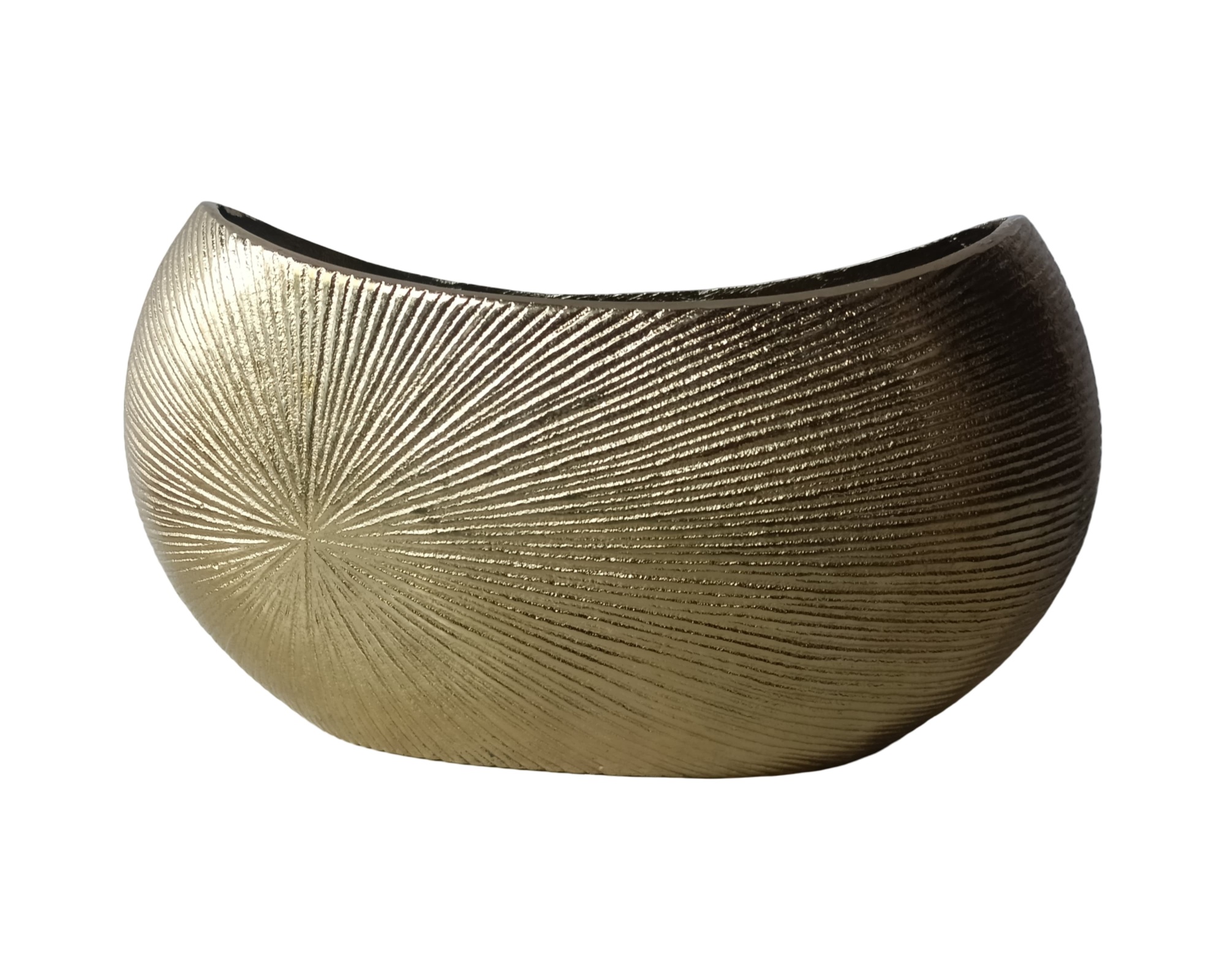 Кашпо (металл), 25x10xH13см, золотой в интернет-магазине флористических аксессуаров Азалия Декор