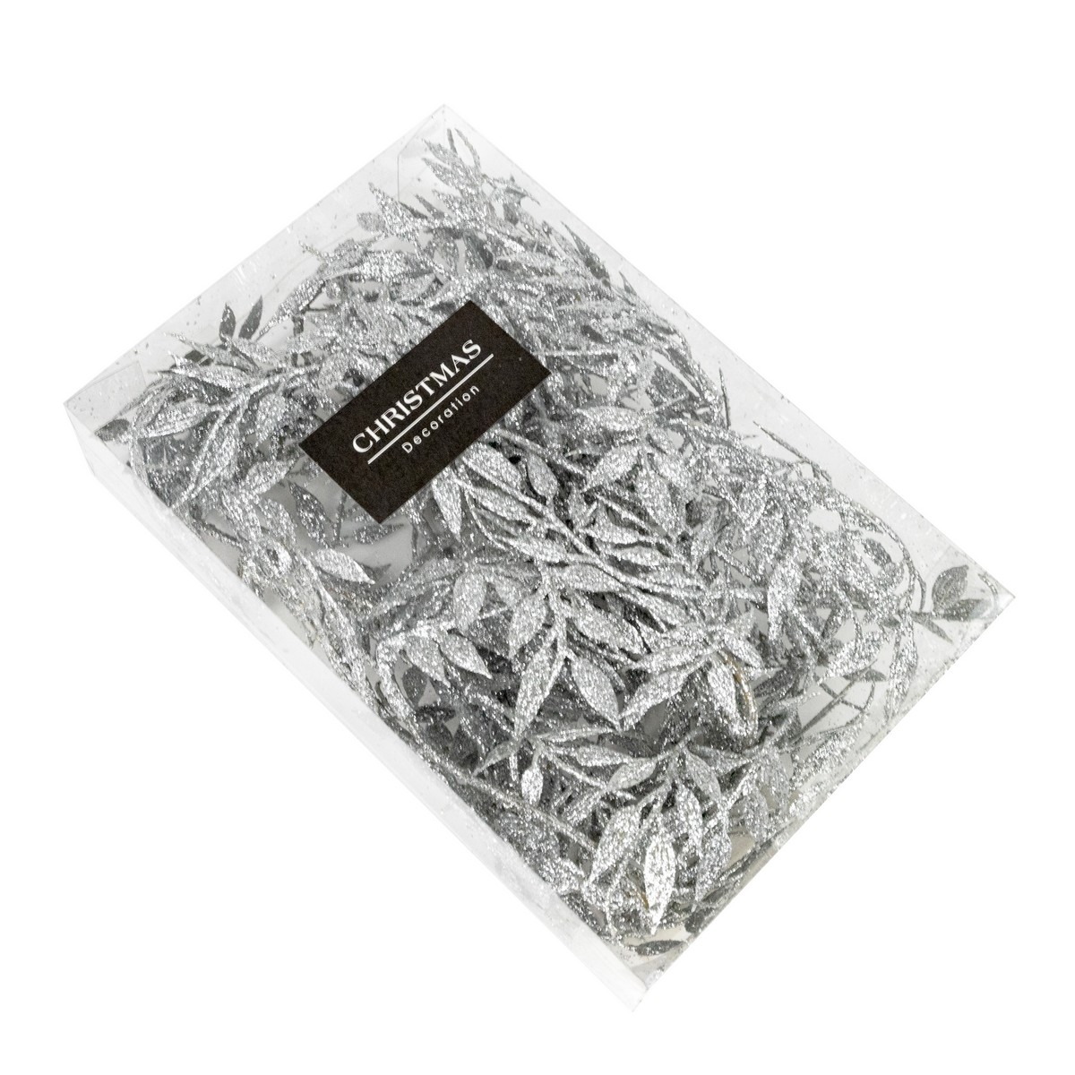 Гирлянда декоративная (пластик), 170см, в асс., серебряный в интернет-магазине флористических аксессуаров Азалия Декор