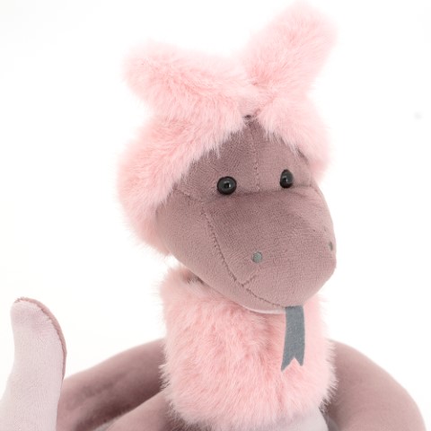 Игрушка м/н Змея Молли, 20см, розовый в интернет-магазине флористических аксессуаров Азалия Декор