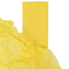 Бумага тишью 10 шт., 50x66 см, лимонный в интернет-магазине флористических аксессуаров Азалия Декор