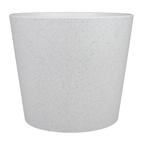 Кашпо Грильяж (бетон), D21xH18см, 3,8л, белый в интернет-магазине флористических аксессуаров Азалия Декор