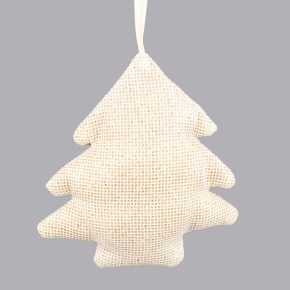 Украшение подвесное Елочка, 9х10см, шамп. в интернет-магазине флористических аксессуаров Азалия Декор