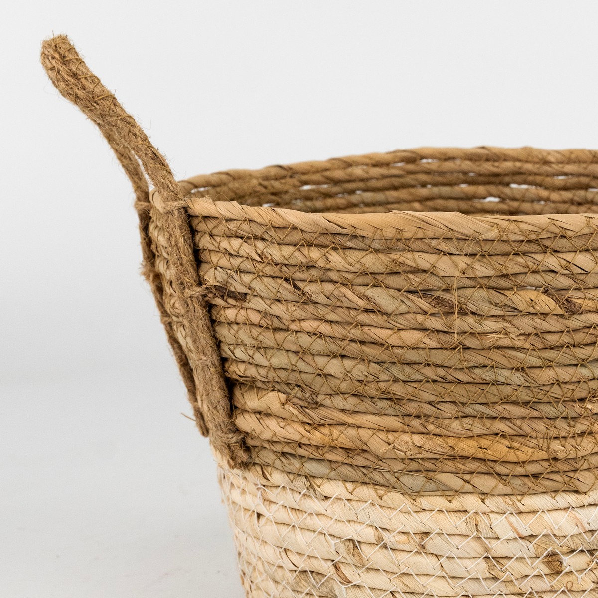 Набор корзин плетеных 3шт. (растительный материал), D31,5хH28см, натуральный в интернет-магазине флористических аксессуаров Азалия Декор