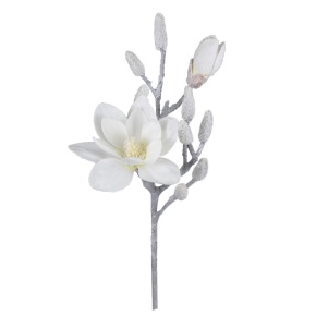 Магнолия заснеженная, 43 см, белый в интернет-магазине флористических аксессуаров Азалия Декор