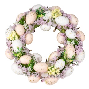 Венок Пасхальный, D35см, цв. в асс. в интернет-магазине флористических аксессуаров Азалия Декор