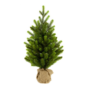 Ель настольная Изумрудная (PVC+РЕ), 60см, зеленый в интернет-магазине флористических аксессуаров Азалия Декор