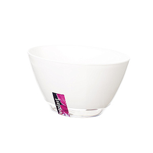 Кашпо Лодочка (пластик), D20хH10см, 1л, белый в интернет-магазине флористических аксессуаров Азалия Декор