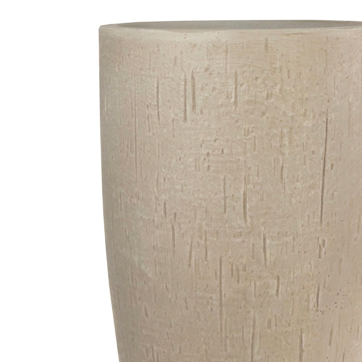 Кашпо Спарк (файбергласс), D25xH46,5см, бежевый в интернет-магазине флористических аксессуаров Азалия Декор