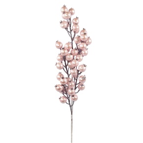 Ветка с ягодами, H67 см, розовый в интернет-магазине флористических аксессуаров Азалия Декор