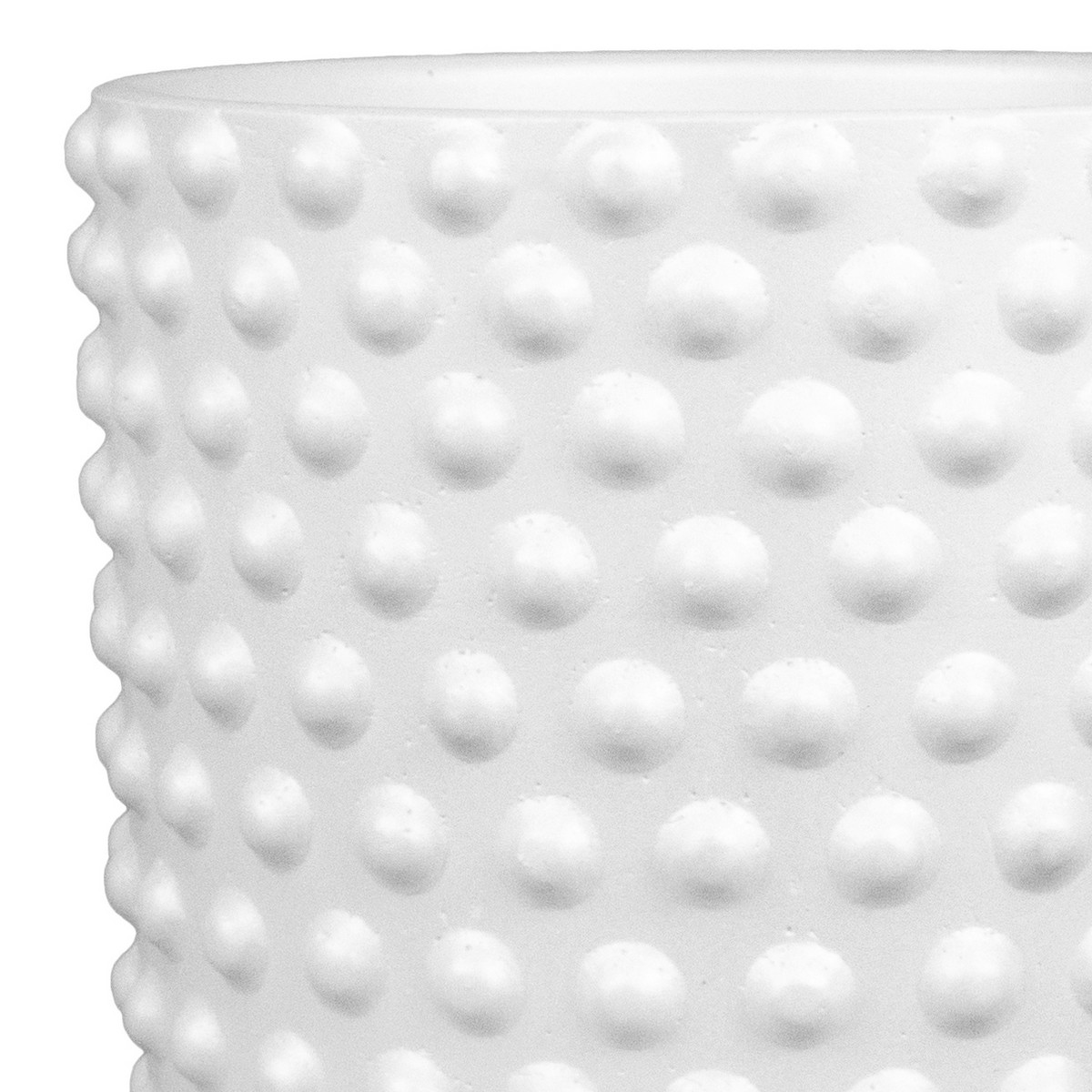 Кашпо Драже (бетон), D15xH15см, 1,8л, белый в интернет-магазине флористических аксессуаров Азалия Декор