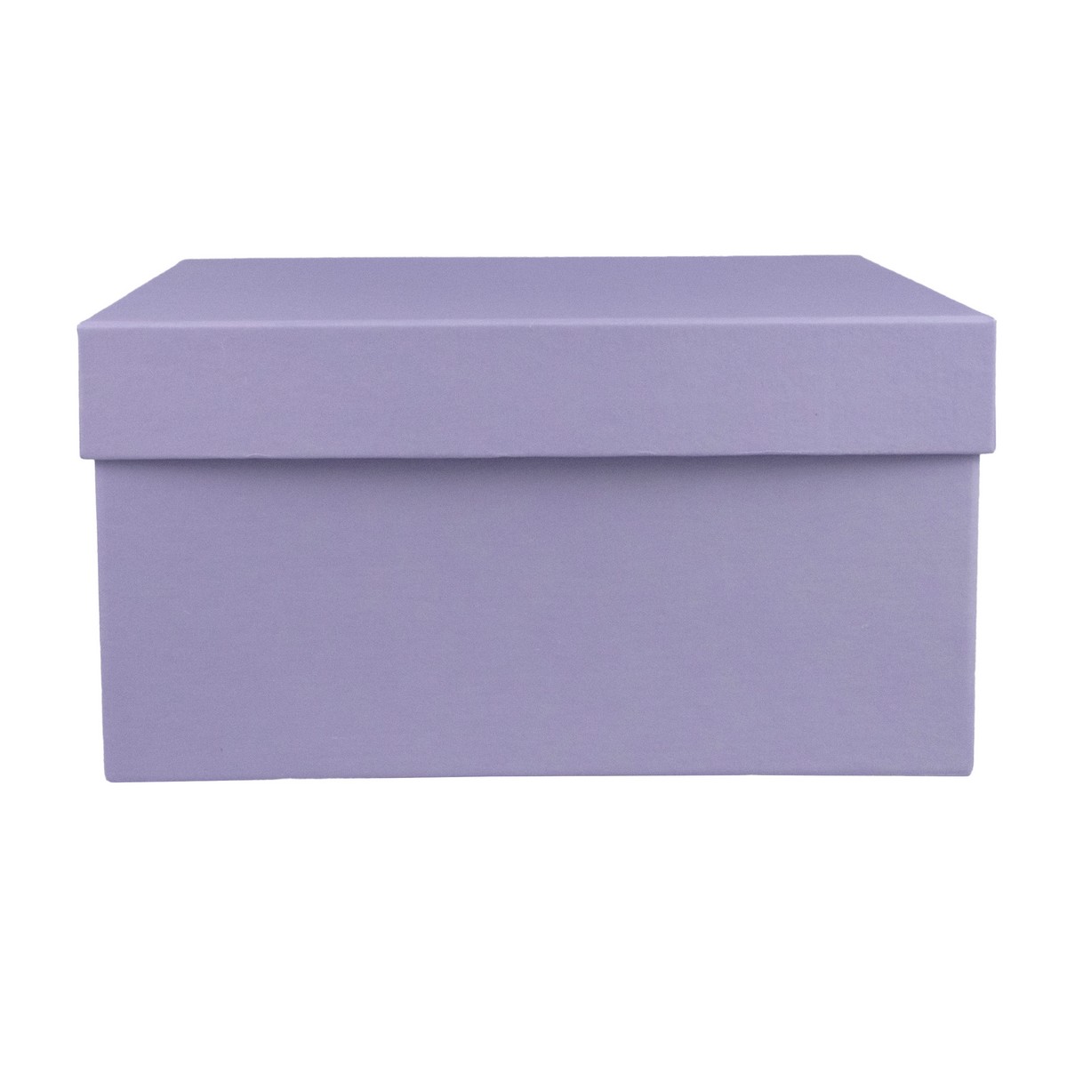 Коробка подарочная квадратная, 20х20х10 см, сиреневый в интернет-магазине флористических аксессуаров Азалия Декор