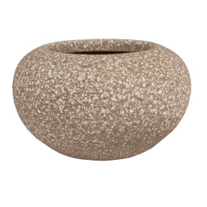 Кашпо (керамика), D23xН13см, серый в интернет-магазине флористических аксессуаров Азалия Декор