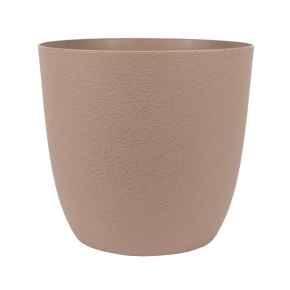 Кашпо Туро ЭКО (пластик), D19xH17,5см, 1,78л, коричневый в интернет-магазине флористических аксессуаров Азалия Декор