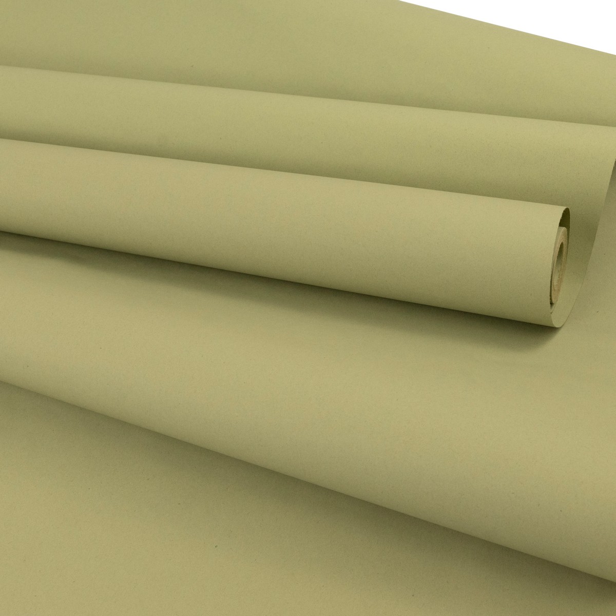 Бумага упаковочная крафт двусторонняя 60гр, 68 см 10 м, хаки в интернет-магазине флористических аксессуаров Азалия Декор