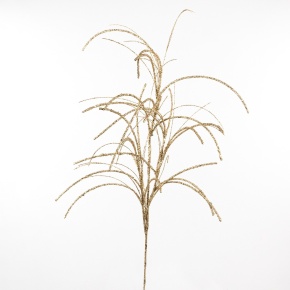 Ветка декоративная с глиттером, 90см, шампань в интернет-магазине флористических аксессуаров Азалия Декор