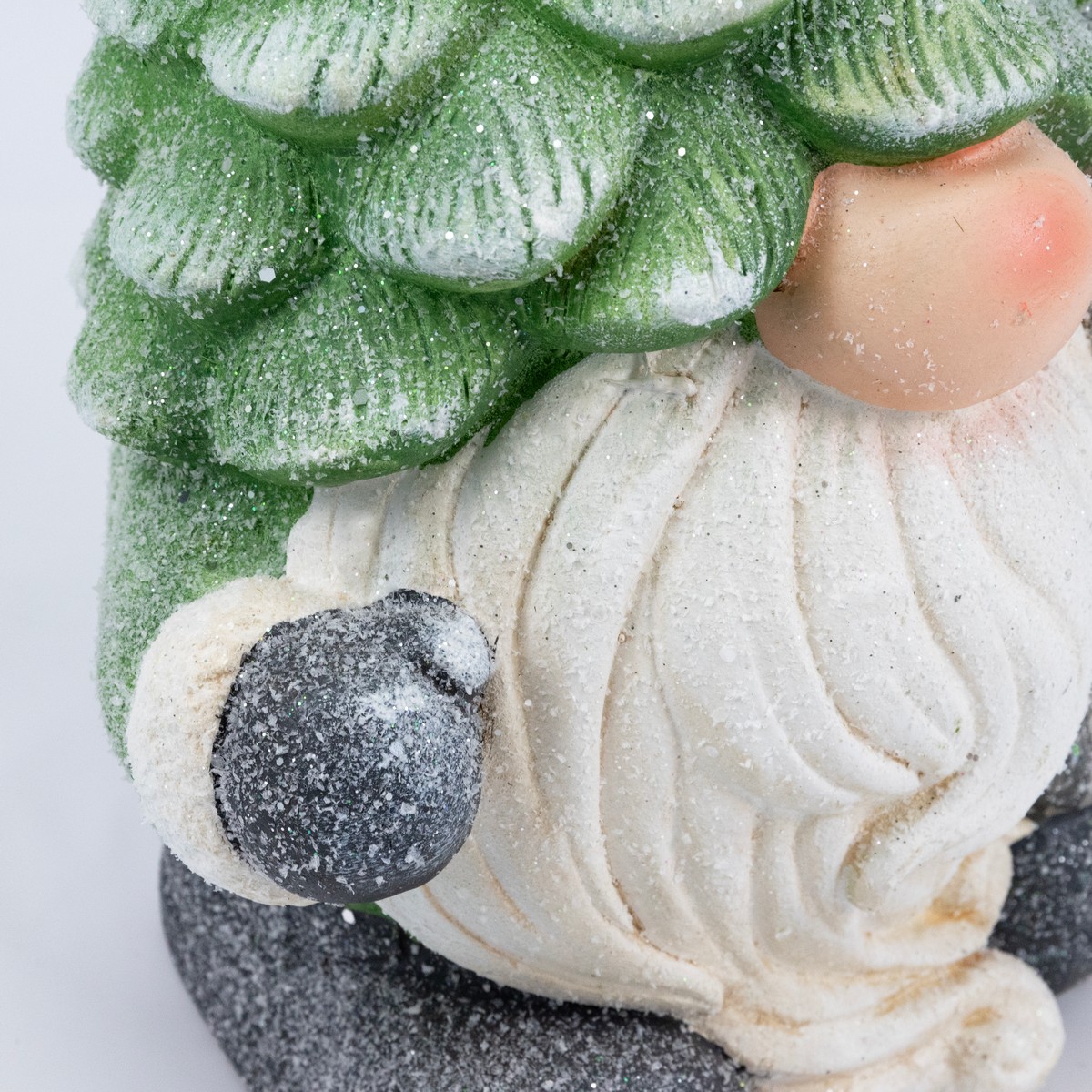 Сувенир Гном (керамика), Н39х24х17см, зеленый в интернет-магазине флористических аксессуаров Азалия Декор