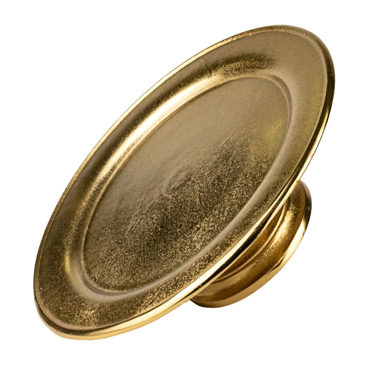 Подставка на ножке (металл), D34xH11см, золотой в интернет-магазине флористических аксессуаров Азалия Декор