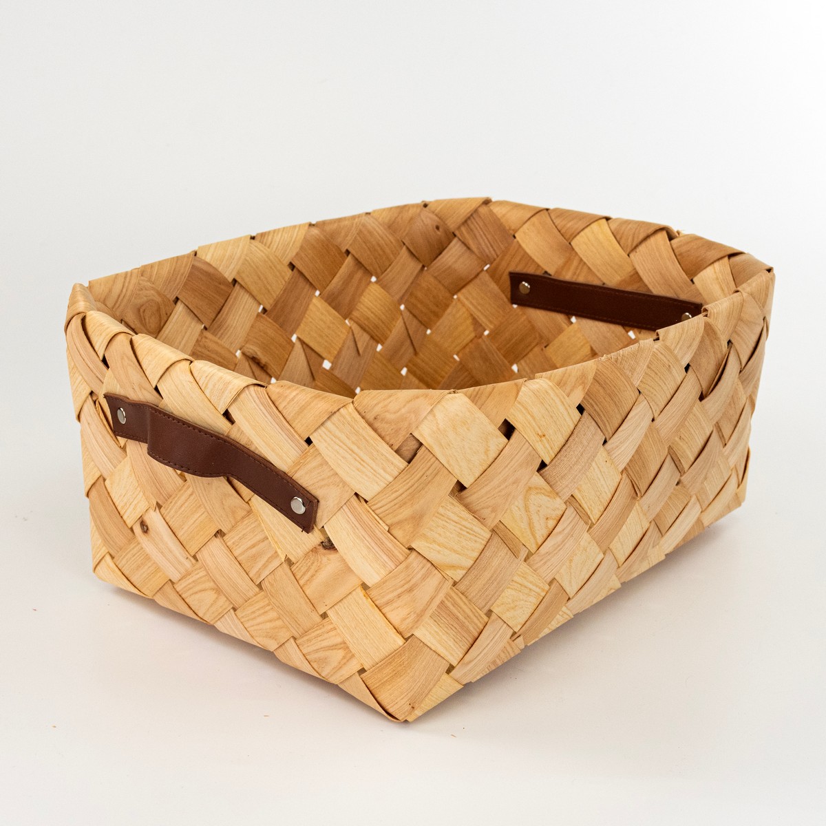 Набор ящиков плетеных 3шт. (сосна), 39х30xH19см, натуральный в интернет-магазине флористических аксессуаров Азалия Декор