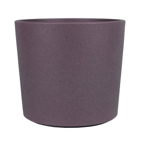 Кашпо Флок (бетон), D18xH15см, 2,7л, бордовый в интернет-магазине флористических аксессуаров Азалия Декор