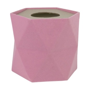 Кашпо для цветов, 16,6x14,6x15см, фиолетовый в интернет-магазине флористических аксессуаров Азалия Декор