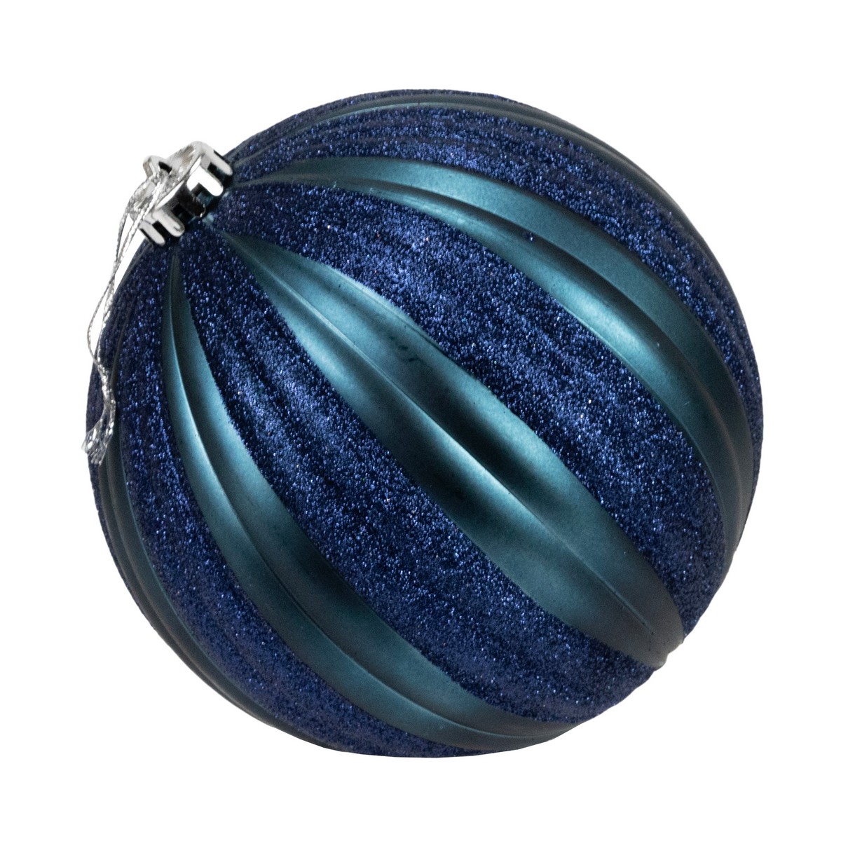 Набор шаров в тубе 3шт. (пластик), D15см, синий в интернет-магазине флористических аксессуаров Азалия Декор