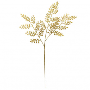 Ветка с глиттером, H79см, золотой в интернет-магазине флористических аксессуаров Азалия Декор