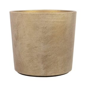 Кашпо Аура (бетон), D14xH13см, 1,4л, бежевый в интернет-магазине флористических аксессуаров Азалия Декор
