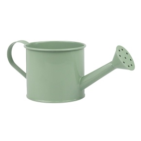 Кашпо Лейка (металл), D11x26хH9,5см, зеленый в интернет-магазине флористических аксессуаров Азалия Декор