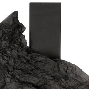 Бумага тишью 10 шт., 50x66 см, черный в интернет-магазине флористических аксессуаров Азалия Декор