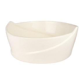 Кашпо Кальета (керамика), D22хH12см, белый в интернет-магазине флористических аксессуаров Азалия Декор