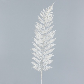 Ветка с глиттером, H71см, белый в интернет-магазине флористических аксессуаров Азалия Декор