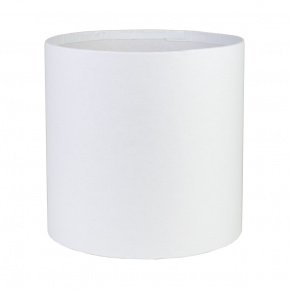 Коробка подарочная круглая без крышки, D16xH16 см, белый в интернет-магазине флористических аксессуаров Азалия Декор