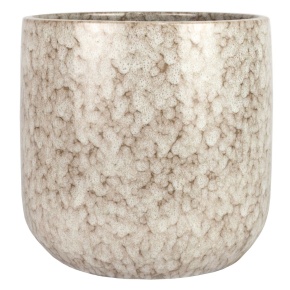 Кашпо (керамика), D29xН27см, кремовый в интернет-магазине флористических аксессуаров Азалия Декор